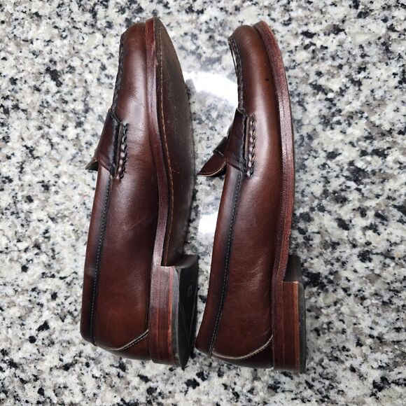 Allen Edmonds Mens Shoes 8.5 D Brown Montecito Loafer Leather Casual Slip On main image 4